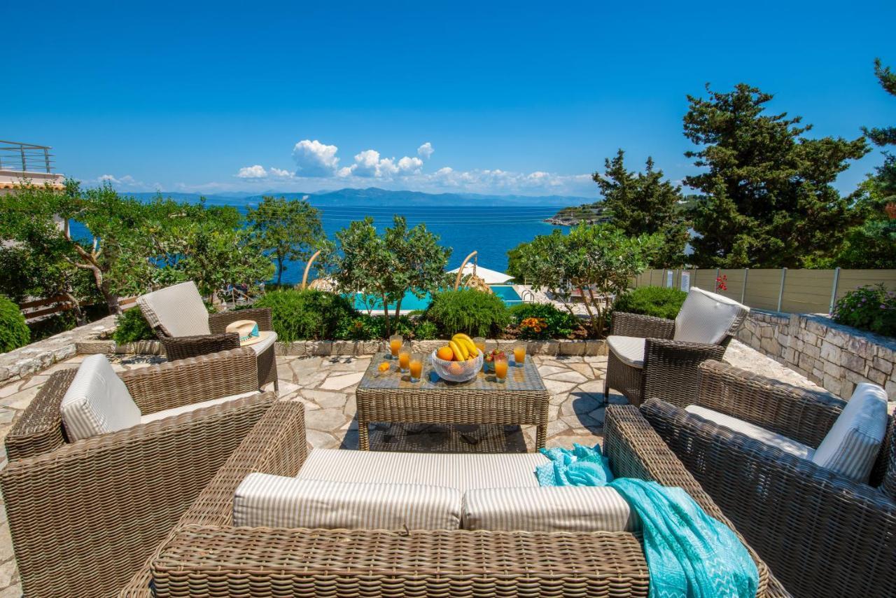 Villa Terra Del Nonno With Sea Views & Pool 가이오스 외부 사진