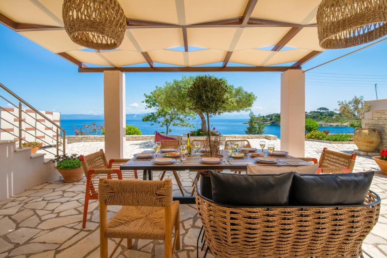 Villa Terra Del Nonno With Sea Views & Pool 가이오스 외부 사진
