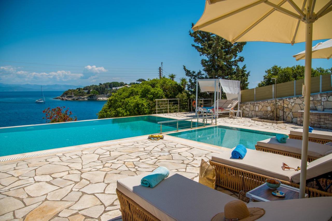 Villa Terra Del Nonno With Sea Views & Pool 가이오스 외부 사진