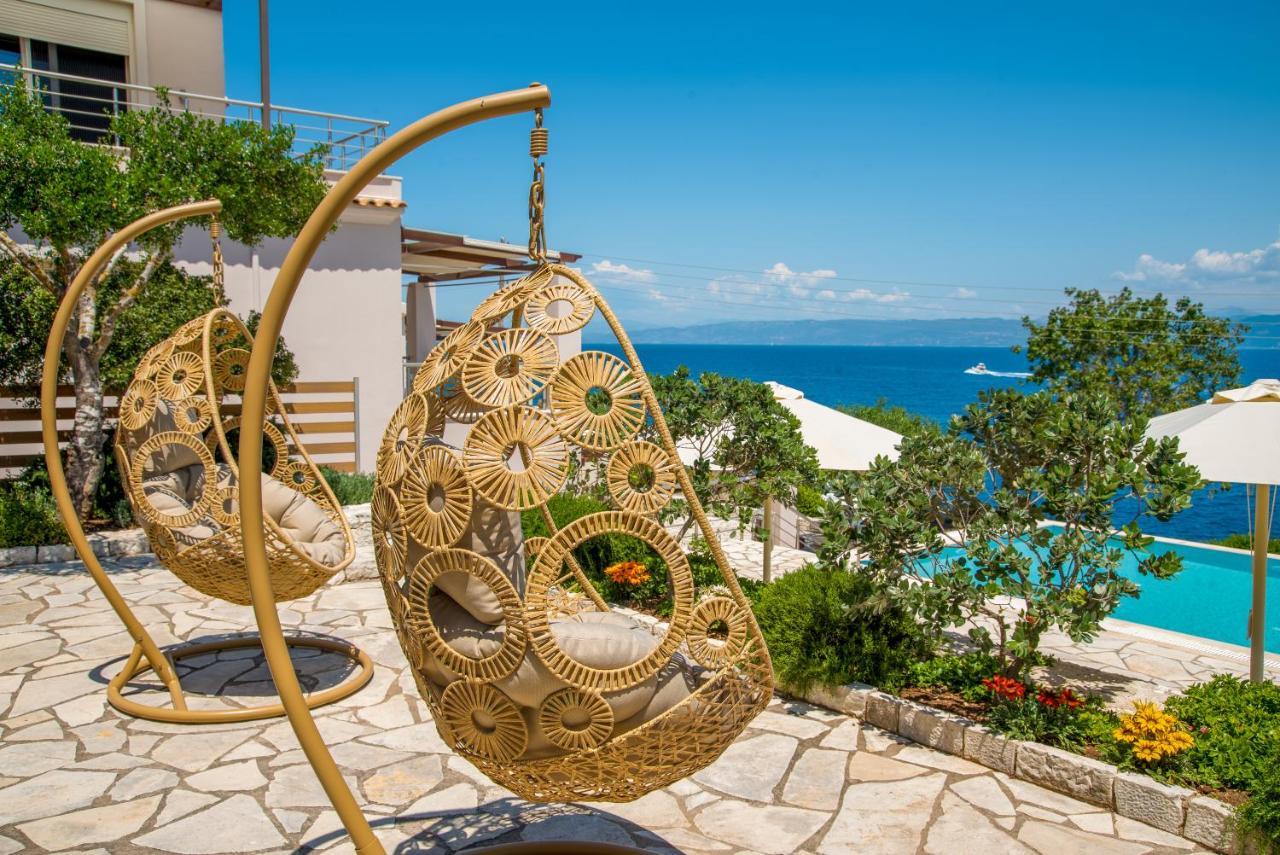 Villa Terra Del Nonno With Sea Views & Pool 가이오스 외부 사진