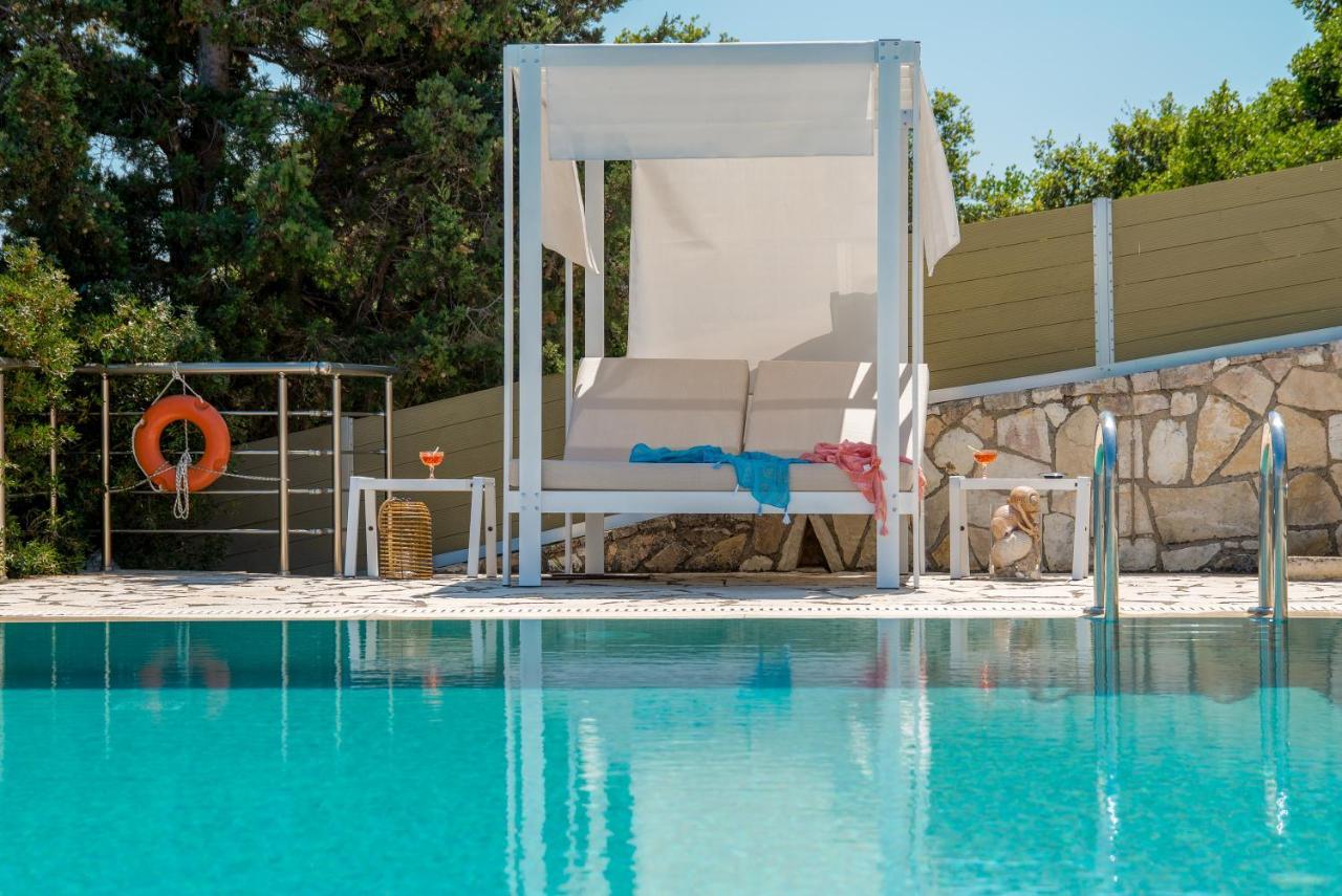 Villa Terra Del Nonno With Sea Views & Pool 가이오스 외부 사진