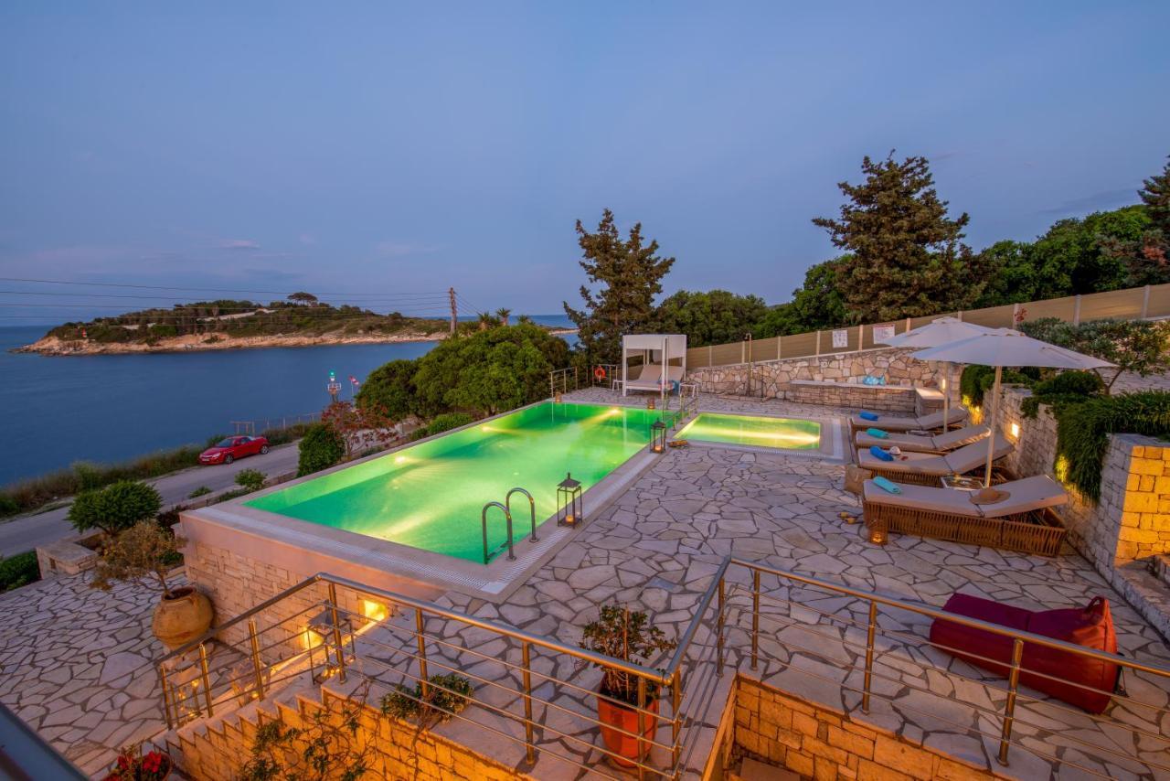 Villa Terra Del Nonno With Sea Views & Pool 가이오스 외부 사진