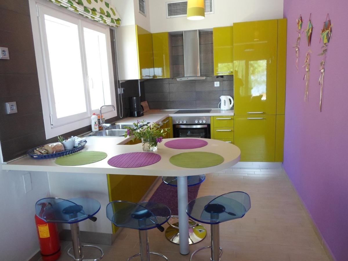 Villa Terra Del Nonno With Sea Views & Pool 가이오스 객실 사진